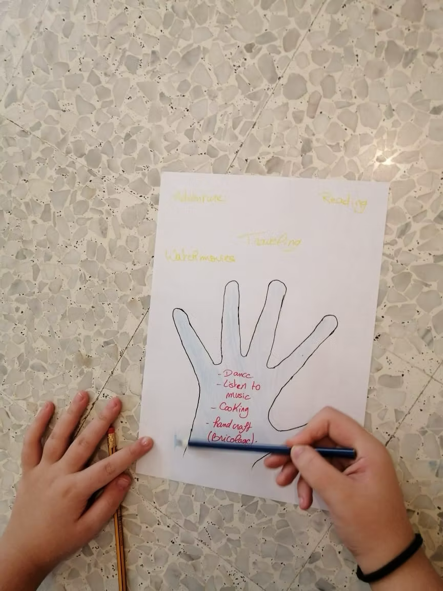 2 Art Therapy sessions with 10 children