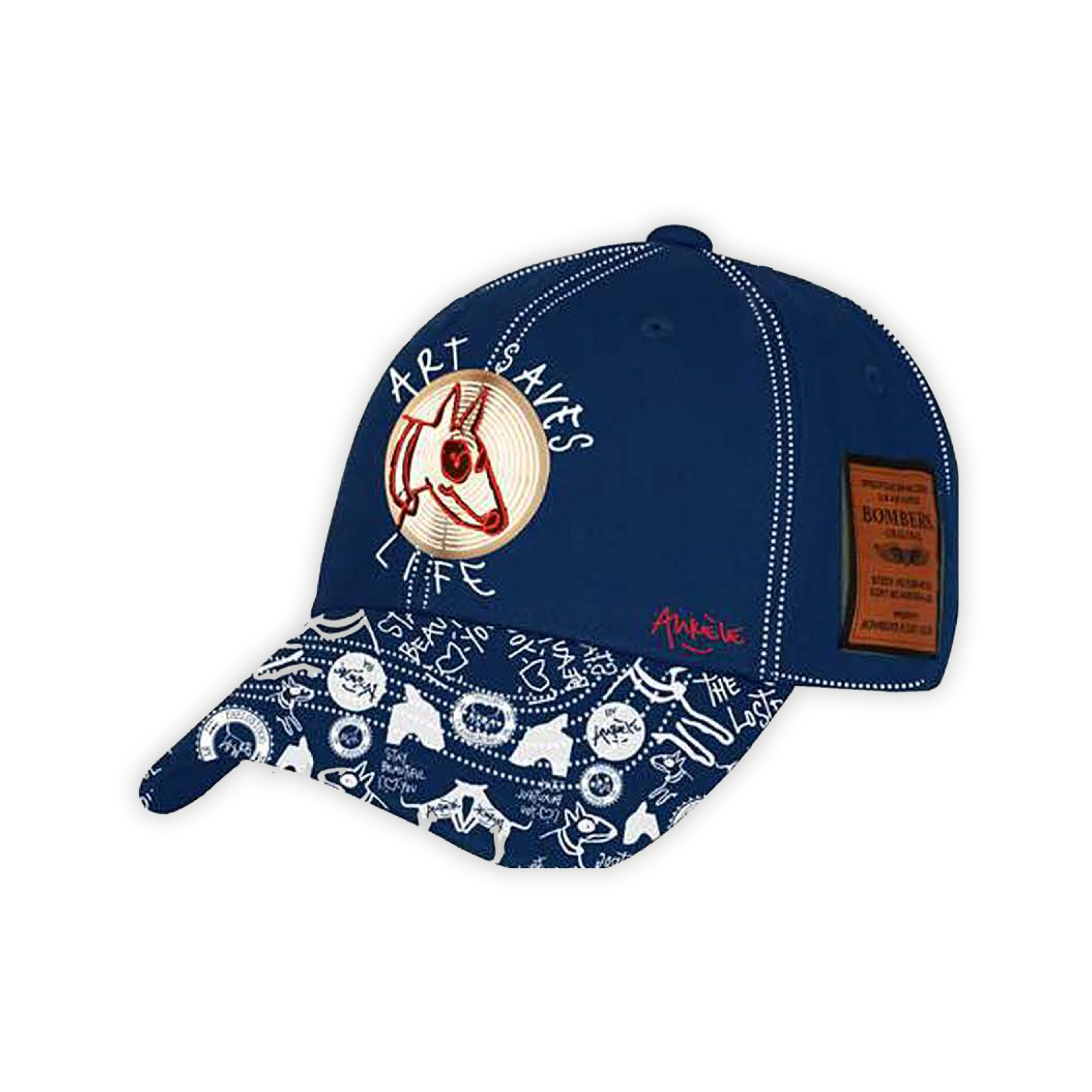 Casquette “Aurele The Lost Dog x Bombers x For The Art“